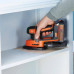 Шліфмашина вібраційна акумуляторна BLACK+DECKER BDCDS18 12000 об/хв 1.5 Ач 110 мм легкий вага 1 кг