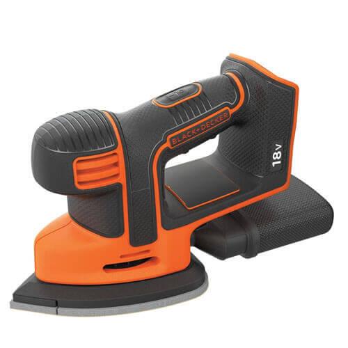 Шліфмашина вібраційна BLACK+DECKER BDCDS18N 12000 об/хв Li-Ion 1.5 Агод підошва 110 мм