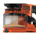 Шліфмашина вібраційна BLACK+DECKER KA330E потужність 270 Вт вага 1.9 кг частота обертів 13000 об/хв