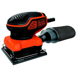 Шліфмашина вібраційна BLACK+DECKER KA450 потужність 220 Вт вага 1.5 кг розмір підошви 113.5х109 мм Шліфмашина вібраційна BLACK+DECKER KA450 потужність 220 Вт вага 1.5 кг розмір підошви 113.5х109 мм