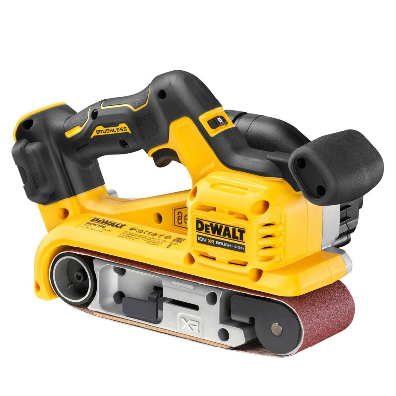 Шліфмашина стрічкова акумуляторна DeWALT DCW220N безщіткова 18 В вага 3.46 кг швидкість стрічки 320 м/хв
