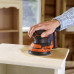 Шліфмашина акумуляторна BLACK+DECKER BDCROS18 18 В Li-Ion частота обертання 12000 об/хв діаметр підошви 125 мм