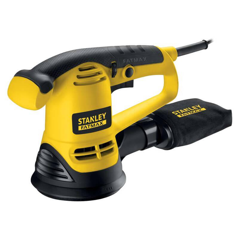 Шліфмашина ексцентрикова мережева STANLEY FATMAX FME440K потужність 480 Вт діаметр диска 125 мм частота обертання 12000 об/хв