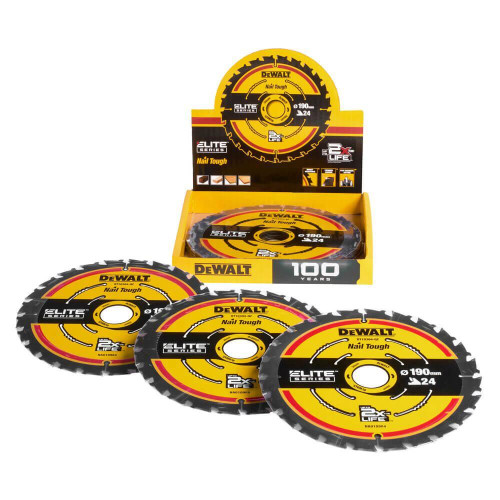 Диск пилковий DeWALT DT10402_10 190 мм 24 зуба 18 градусів заточки для деревини та фанери