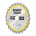 Пильний диск DeWALT DT1944 190 мм кут заточування 16 град максимальні оберти 7000 об/хв для деревини