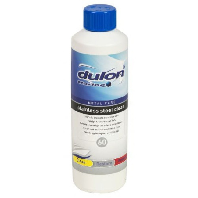 Очищувач для нержавіючої сталі Dulon STAINLESS STEEL POLISH 60 250 мл для лодок катерів яхт захист від корозії