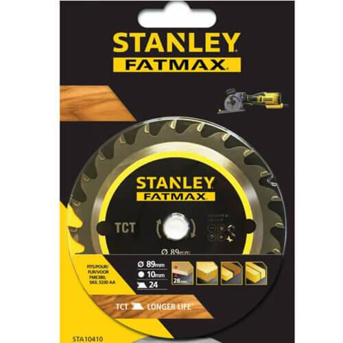 Диск пилковий TCT MULTI SAW STANLEY STA10410 89 мм 24 зуба для деревини з високою міцністю та точністю різання