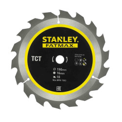Диск пилковий TCT STANLEY STA15370 190 мм 18 зубів максимальні оберти 7000 об/мин Диск пилковий TCT STANLEY STA15370 190 мм 18 зубів максимальні оберти 7000 об/мин