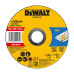 Набір кругів відрізних DeWALT DT43972 125 мм товщина 1 мм 10 шт для нержавіючої сталі та листового металу