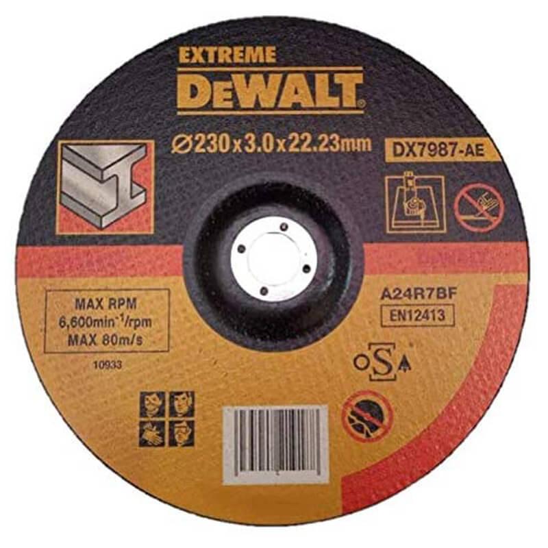 Круг відрізний DeWALT DX7987 230 мм товщина 3 мм посадкове 22.23 мм для чорного та кольорового металу