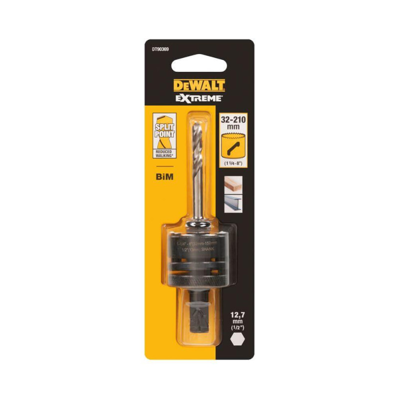 Тримач коронок DeWALT DT90369 швидкозатискний 32-210 мм хвостовик 13 мм для коронок BiM