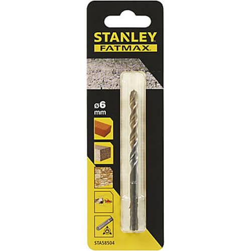 Свердло STANLEY STA58504 діаметр 6 мм довжина 100 мм фрезерований хвостовик захисне напилення