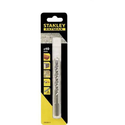 Свердло по бетону STANLEY STA58511 діаметр 10 мм довжина 120 мм фрезерований хвостовик з захисним напиленням