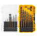 Набір свердел по металу DeWALT DT70728 19 шт HSS-G BLACK&GOLD пластиковий кейс Tough Case
