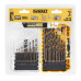 Набір свердел DeWALT DT70729 23 шт HSS-G пластиковий кейс ToughCase BLACK&GOLD фрезерований хвостовик 3 фаски