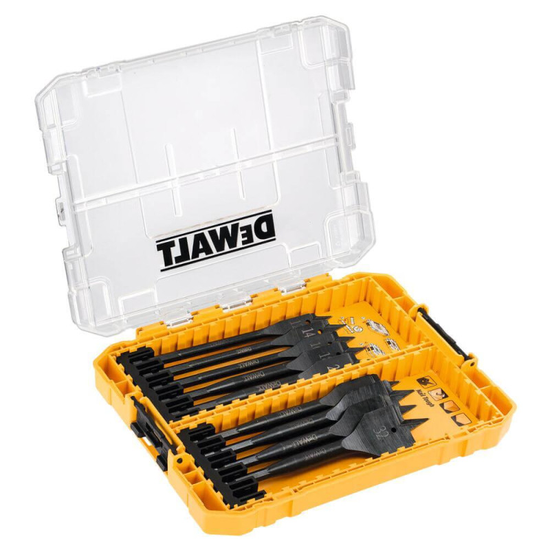 Набір перових свердел DeWALT DT70751 9 шт діаметр 12-32 мм шестигранний хвостовик пластиковий кейс Tough Case