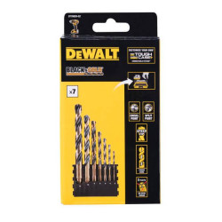 Касета зі свердлами по металу Black & Gold DeWALT DT70829 8 шт діаметри 3-12 мм швидке свердління TOUGHCORE™ Касета зі свердлами по металу Black & Gold DeWALT DT70829 8 шт діаметри 3-12 мм швидке свердління TOUGHCORE™
