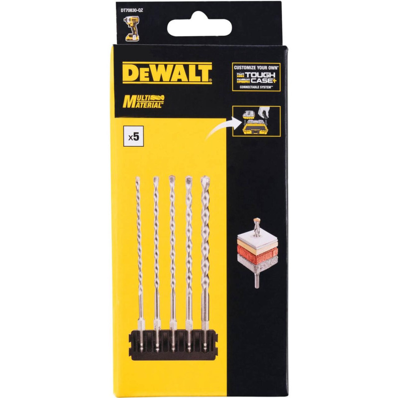 Набір свердел універсальних DeWALT DT70830 5 шт 4 5 5.5 6 8 мм шестигранний 1/4