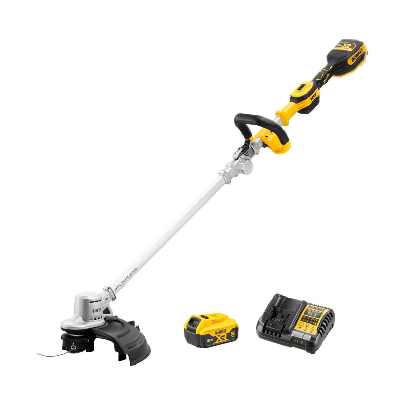 Акумуляторна коса DeWALT DCMST561P1 18 В вага 3.6 кг ширина косіння 36 см безщітковий мотор