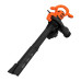 Садовий пилосос BLACK+DECKER BEBLV260 потужність 2.6 кВт вага 4 кг швидкість повітря 315 км/год подрібнювач 16:1