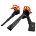 Садовий пилосос BLACK+DECKER BEBLV260 потужність 2.6 кВт вага 4 кг швидкість повітря 315 км/год подрібнювач 16:1