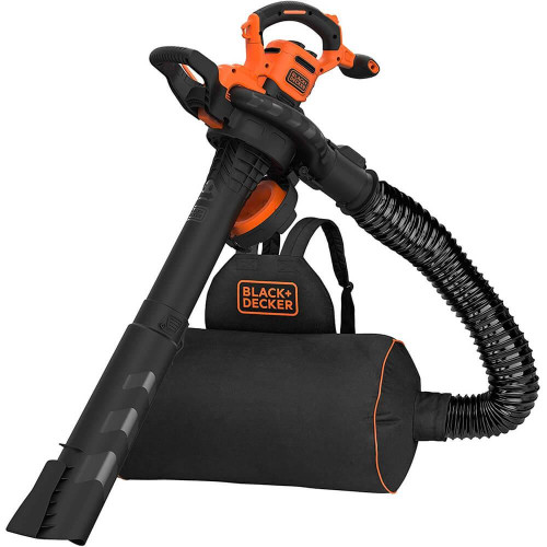 Садовий пилосос BLACK+DECKER BEBLV300 потужність 3 кВт вага 4.75 кг швидкість 404 км/год об'єм мішка 72 л