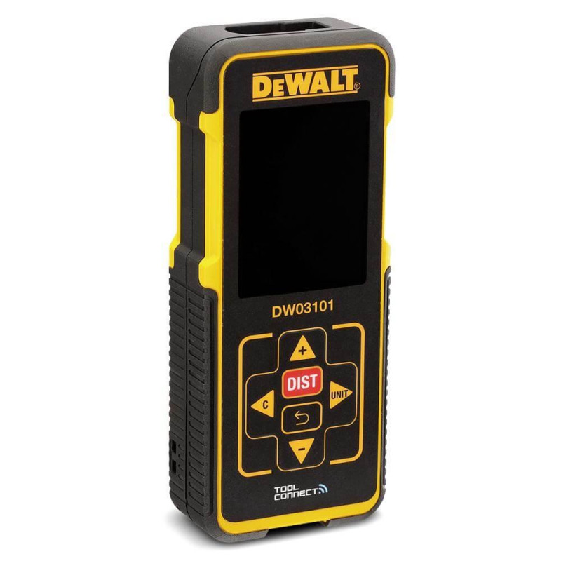 Далекомір лазерний DeWALT DW03101 діапазон 0.15 - 100 м точність +/- 1.5 мм вага 0.280 кг