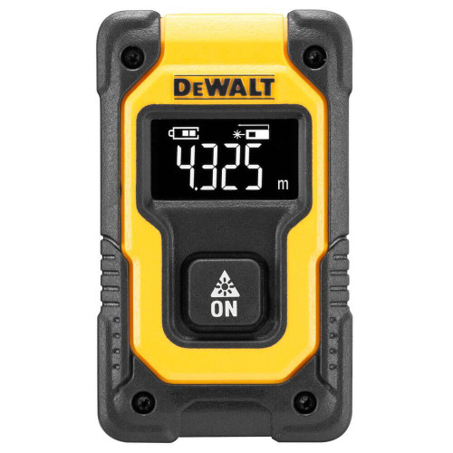 Далекомір лазерний DeWALT DW055PL точність +/- 6 мм на 10 м діапазон виміру 0.15 - 16.75 м клас захисту IP54