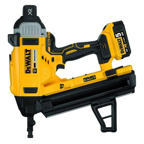 Пістолет цвяхозабивний DeWALT DCN890P2 акумуляторний безщітковий вага 4.2 кг діаметр аксесуара 3.7 мм