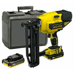 Пістолет цвяхозабивний STANLEY FATMAX FMC792D2 Li-Ion 18В 2 акумулятора 2 Аг діаметр 1.6 мм LED підсвічування Пістолет цвяхозабивний STANLEY FATMAX FMC792D2 Li-Ion 18В 2 акумулятора 2 Аг діаметр 1.6 мм LED підсвічування