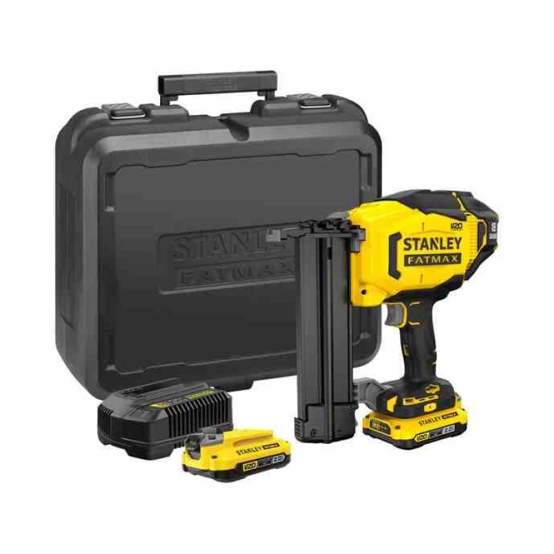 Пістолет цвяхозабивний STANLEY FATMAX SFMCN618B акумулятор Li-Ion 18В вага 2.43 кг безщітковий двигун