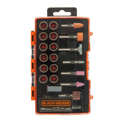 Набір інструментів BLACK+DECKER A7236 42 шт сумісний з бездротовим електроінструментом BCRT8I універсальні аксесуари