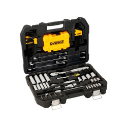 Набір головок та біт DeWALT DWMT73800-1 89 предметів кована сталь хромоване покриття з рукояткою 72 зуби Набір головок та біт DeWALT DWMT73800-1 89 предметів кована сталь хромоване покриття з рукояткою 72 зуби