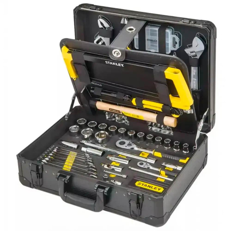 Набір інструментів STANLEY STMT98109-1 142 предмета алюмінієвий кейс полірована хромована обробка