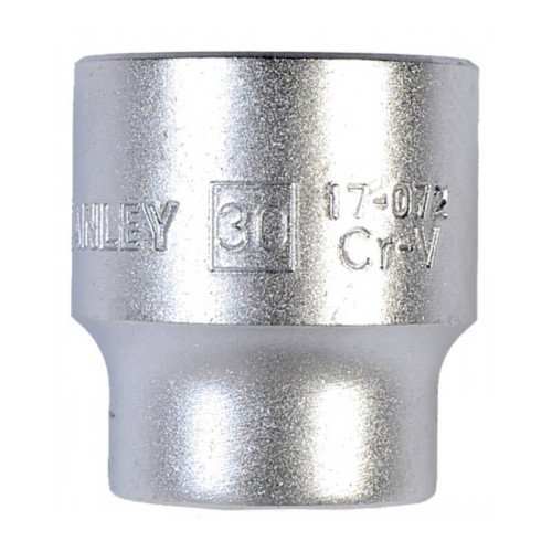 Головка торцева STANLEY 1-17-072 1/2 х 30 мм дванадцятигранний профіль новий для ручних інструментів