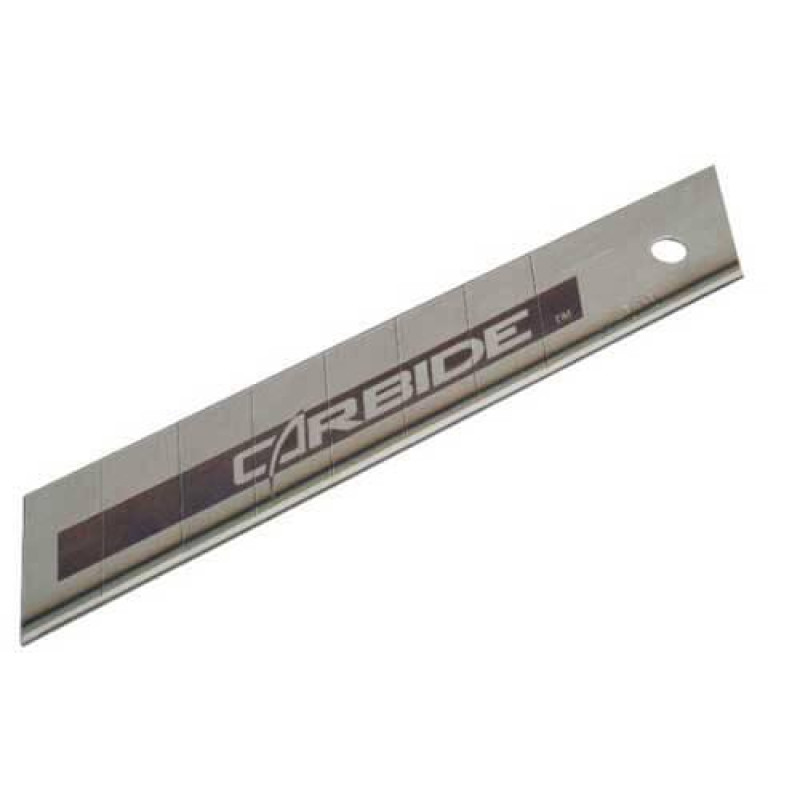 Лезо запасное STANLEY Carbide 18 мм сегментное 5 штук толщиной 0.55 мм с високої прочностью и тривалим сроком служби