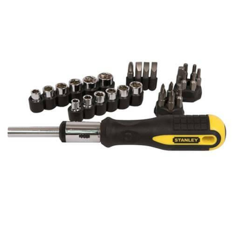 Викрутка STANLEY 0-54-925 тримач біт 29 насадок сталь довжина стержня 50 мм