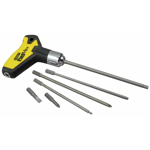 Викрутка набор STANLEY FatMax 0-79-153 Т-подібне руків’я з заскочковим механізмом довжина стержня 150 мм