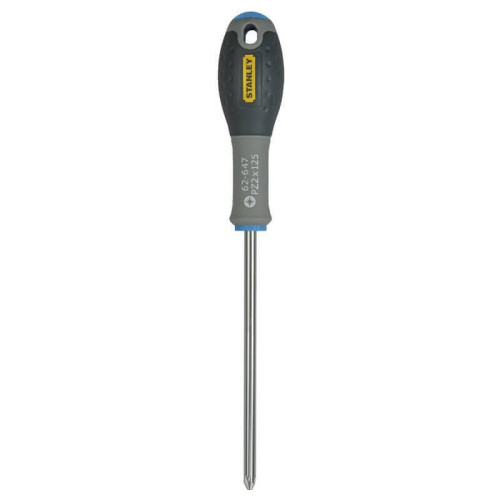 Викрутка STANLEY FatMax FMHT0-62647 з нержавіючої сталі 125 мм під шліц Pz2 професійна велика рукоятка
