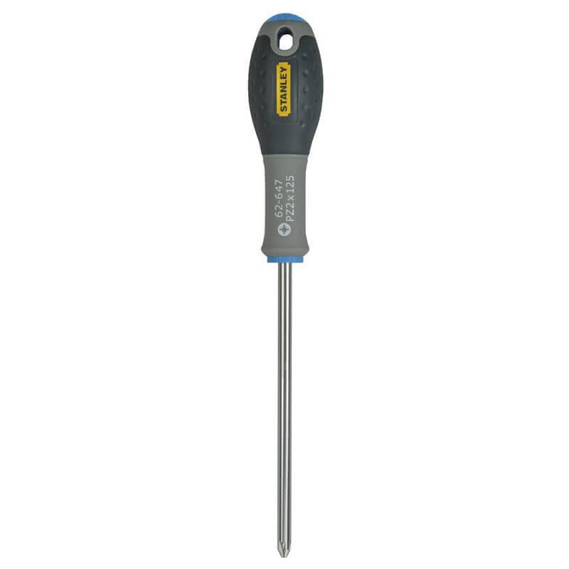 Викрутка STANLEY FatMax FMHT0-62647 з нержавіючої сталі 125 мм під шліц Pz2 професійна велика рукоятка