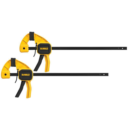 Струбцини тригерні DeWALT DWHT0-83158 300 мм зусилля стиснення 63 кг 2 шт вага 353 г