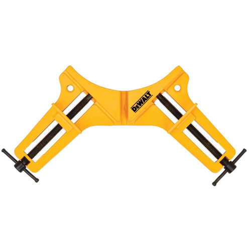 Струбцина кутова DeWALT DWHT83840-0 75 мм глибина 15 мм гвинтові зусилля стяжки 91 кг міцна дюралюмінієва конструкція