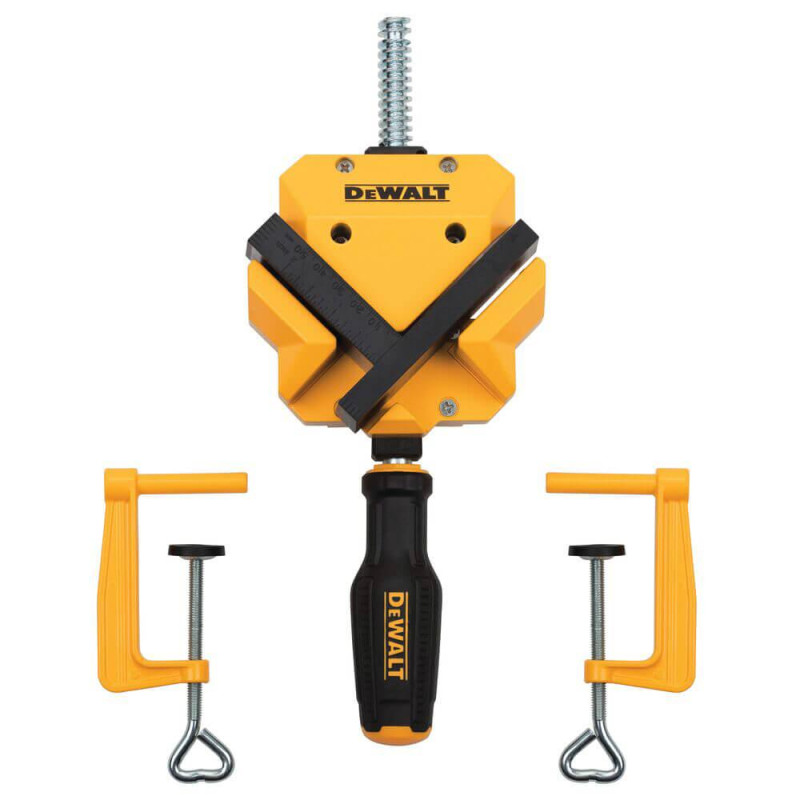 Струбцина кутова DeWALT DWHT83853-0 гвинтовая длина 57 мм глибина 30 мм усилие 113 кг