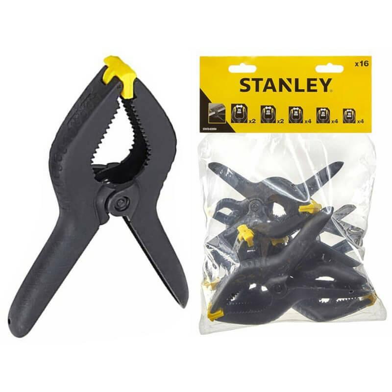 Набір пружинних затискачів STANLEY STHT0-83094 16 штук з пластику для професійного використання