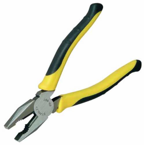 Плоскогубці STANLEY FatMax® 180 мм вуглецева сталь ергономічні накладки поліровані губки