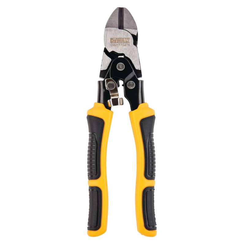 Кусачки діагональні DeWALT DWHT0-70275 190 мм з хромванадієвої сталі з ергономічними ручками для комфортного використання