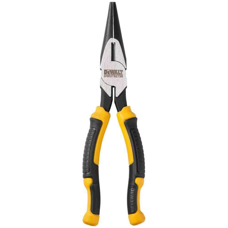 Плоскогубці DeWALT DWHT82798-0 LASER HARDENED 200 мм хромованадієва сталь двозонна рукоятка для зручності