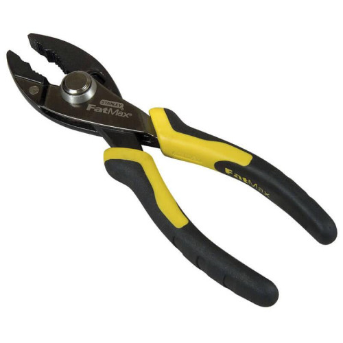 Пасатижі сантехнічні STANLEY 0-84-646 L=200 мм високохромиста сталь механізм PushLock поліровані губки