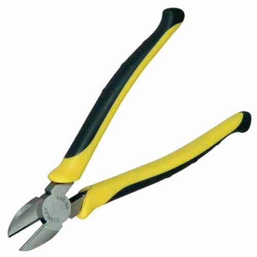 Кусачки діагональні STANLEY 0-89-859 FatMax 190 мм вуглецева сталь ергономічні рукоятки