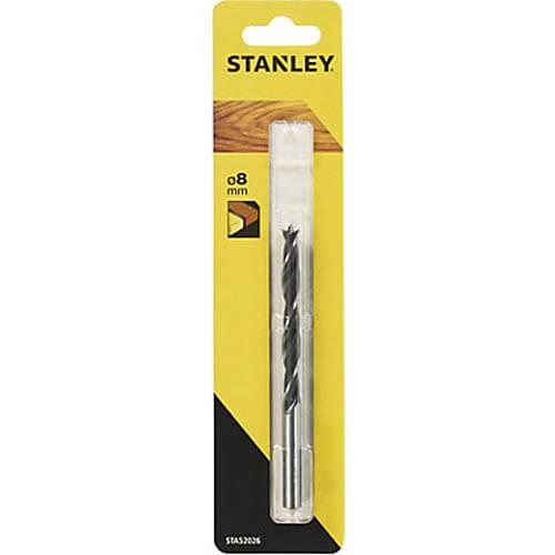 Свердло по деревині STANLEY STA52026 діаметр 8 мм довжина 120 мм хромо-ванадієва сталь зносостійкість